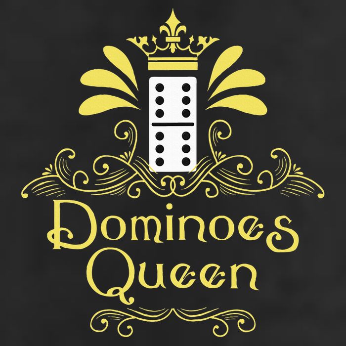 Dominoes Queen Domino Player Dominoes Lover Tile Game Golf Towel