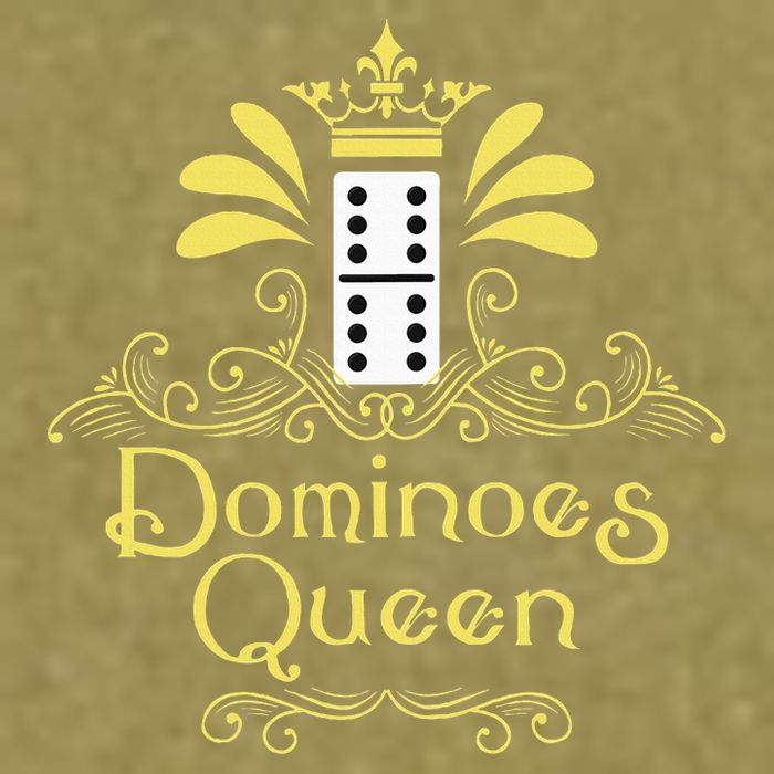 Dominoes Queen Domino Player Dominoes Lover Tile Game Garment-Dyed Women's Muscle Tee
