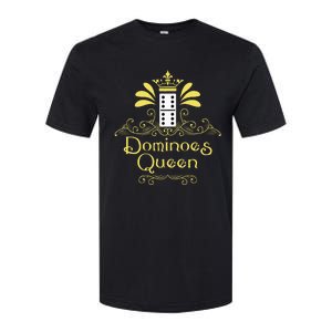 Dominoes Queen Domino Player Dominoes Lover Tile Game Softstyle CVC T-Shirt