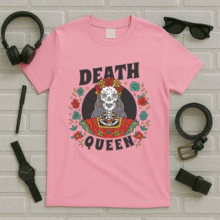 Death Queen Floral T-Shirt