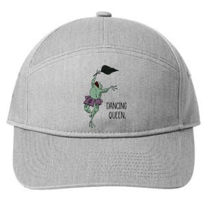 Dancing Queen Frog Ballet Dance 7-Panel Snapback Hat