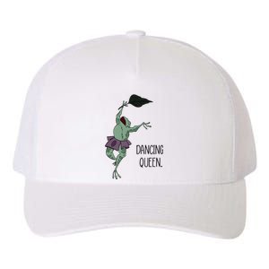 Dancing Queen Frog Ballet Dance Yupoong Adult 5-Panel Trucker Hat