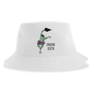 Dancing Queen Frog Ballet Dance Sustainable Bucket Hat