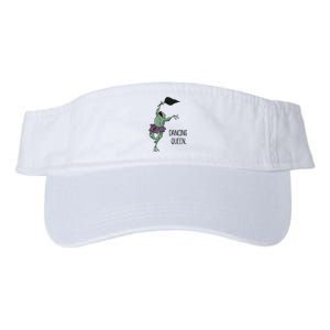 Dancing Queen Frog Ballet Dance Valucap Bio-Washed Visor