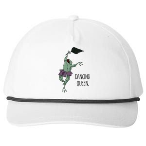 Dancing Queen Frog Ballet Dance Snapback Five-Panel Rope Hat