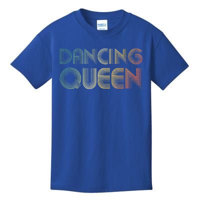 Disco Queen Funky Vintage 70s 80s For Dance Parties Kids T-Shirt