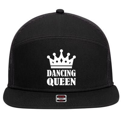 Dancing Queen Gift 7 Panel Mesh Trucker Snapback Hat