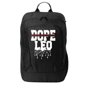 Dope Queen King Graphic Decor Leo Astrology Zodiac City Backpack