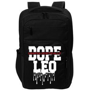 Dope Queen King Graphic Decor Leo Astrology Zodiac Impact Tech Backpack