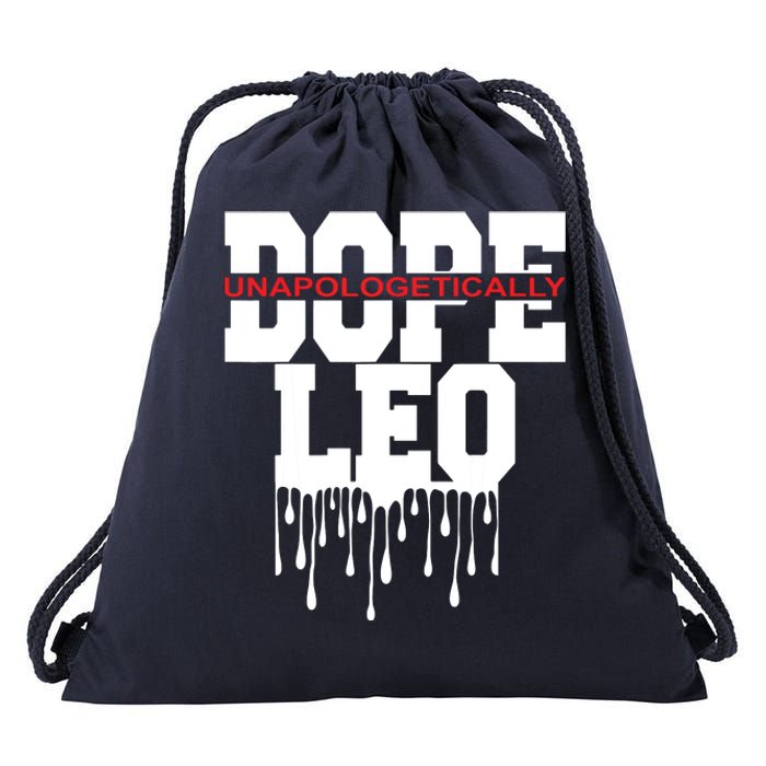 Dope Queen King Graphic Decor Leo Astrology Zodiac Drawstring Bag