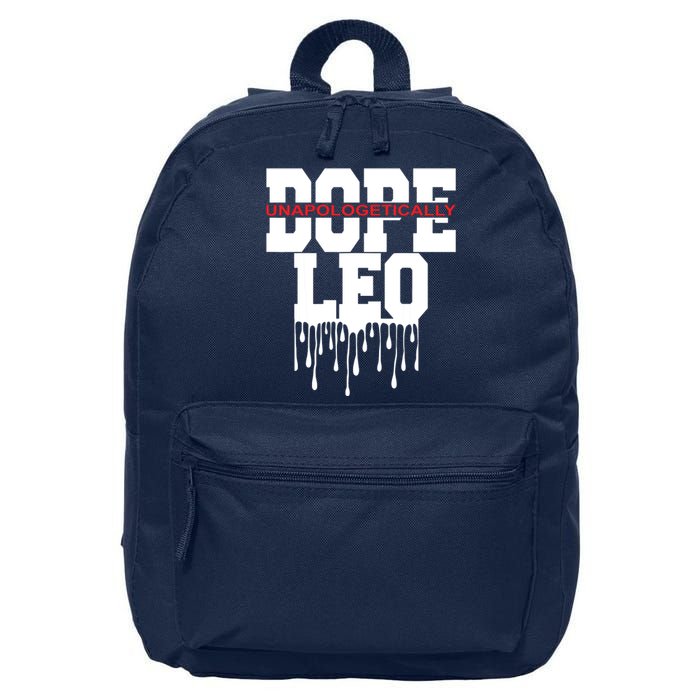 Dope Queen King Graphic Decor Leo Astrology Zodiac 16 in Basic Backpack