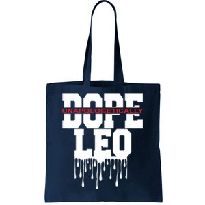 Dope Queen King Graphic Decor Leo Astrology Zodiac Tote Bag