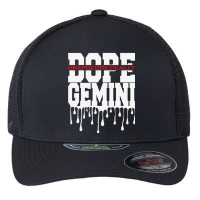 Dope Queen King Graphic Decor Gemini Astrology Zodiac Flexfit Unipanel Trucker Cap