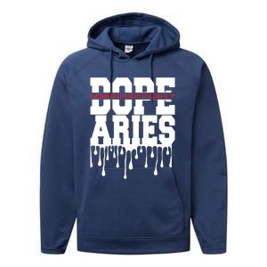 Dope Queen King Graphic Decor Aries Astrology Zodiac Performance Fleece Hoodie