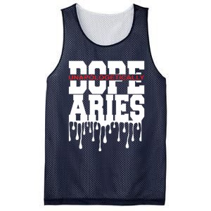 Dope Queen King Graphic Decor Aries Astrology Zodiac Mesh Reversible Basketball Jersey Tank