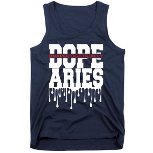 Dope Queen King Graphic Decor Aries Astrology Zodiac Tank Top