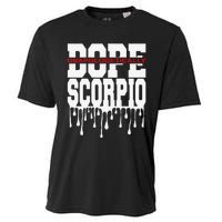 Dope Queen King Graphic Decor Scorpio Astrology Zodiac Cooling Performance Crew T-Shirt