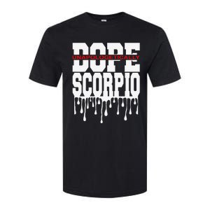 Dope Queen King Graphic Decor Scorpio Astrology Zodiac Softstyle CVC T-Shirt