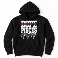 Dope Queen King Graphic Decor Pisces Astrology Zodiac Hoodie