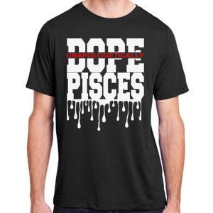 Dope Queen King Graphic Decor Pisces Astrology Zodiac Adult ChromaSoft Performance T-Shirt