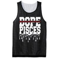 Dope Queen King Graphic Decor Pisces Astrology Zodiac Mesh Reversible Basketball Jersey Tank