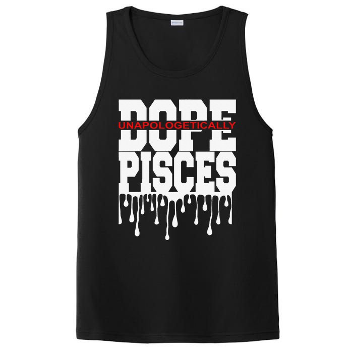 Dope Queen King Graphic Decor Pisces Astrology Zodiac PosiCharge Competitor Tank