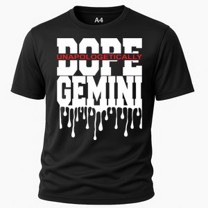 Dope Queen King Graphic Decor Gemini Astrology Zodiac Cooling Performance Crew T-Shirt