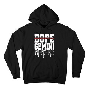 Dope Queen King Graphic Decor Gemini Astrology Zodiac Hoodie