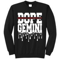 Dope Queen King Graphic Decor Gemini Astrology Zodiac Sweatshirt