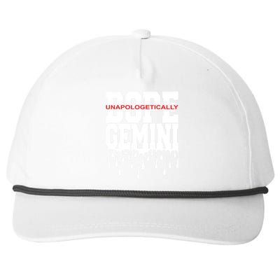 Dope Queen King Graphic Decor Gemini Astrology Zodiac Snapback Five-Panel Rope Hat