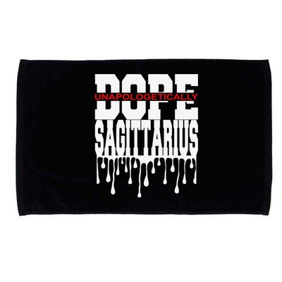 Dope Queen King Graphic Decor Sagittarius Astrology Zodiac Microfiber Hand Towel