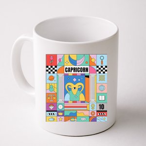 Dope Queen King Graphic Decor Capricorn Astrology Zodiac Coffee Mug