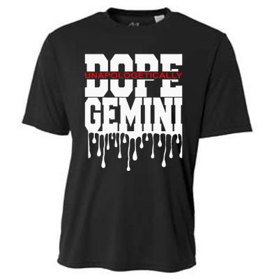 Dope Queen King Graphic Decor Gemini Astrology Zodiac Cooling Performance Crew T-Shirt