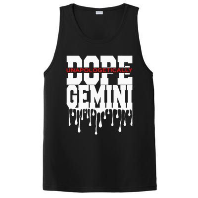 Dope Queen King Graphic Decor Gemini Astrology Zodiac PosiCharge Competitor Tank