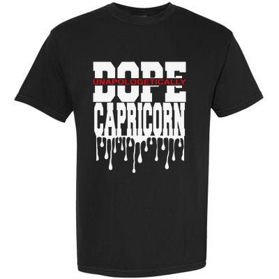 Dope Queen King Graphic Decor Capricorn Astrology Zodiac Garment-Dyed Heavyweight T-Shirt