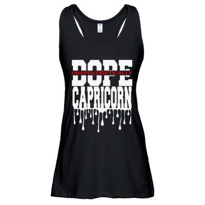 Dope Queen King Graphic Decor Capricorn Astrology Zodiac Ladies Essential Flowy Tank