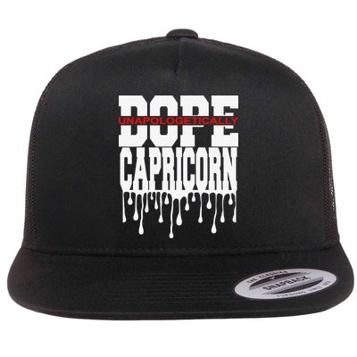 Dope Queen King Graphic Decor Capricorn Astrology Zodiac Flatbill Hat