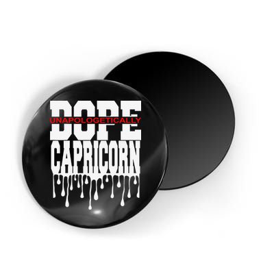 Dope Queen King Graphic Decor Capricorn Astrology Zodiac Magnet