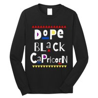 Dope Queen King Graphic Decor Capricorn Astrology Zodiac Long Sleeve Shirt