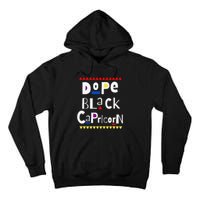 Dope Queen King Graphic Decor Capricorn Astrology Zodiac Tall Hoodie