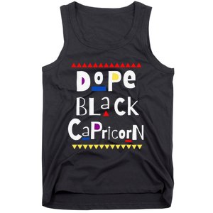 Dope Queen King Graphic Decor Capricorn Astrology Zodiac Tank Top