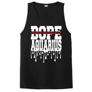 Dope Queen King Graphic Decor Aquarius Astrology Zodiac Gift PosiCharge Competitor Tank