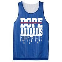 Dope Queen King Graphic Decor Aquarius Astrology Zodiac Gift Mesh Reversible Basketball Jersey Tank