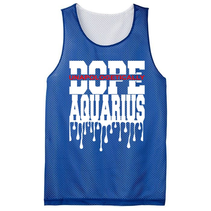 Dope Queen King Graphic Decor Aquarius Astrology Zodiac Gift Mesh Reversible Basketball Jersey Tank