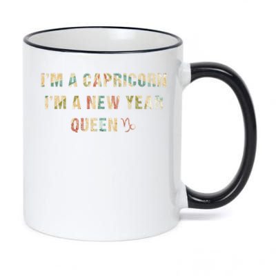 Dope Queen King Graphic Decor Capricorn Astrology Zodiac 11oz Black Color Changing Mug