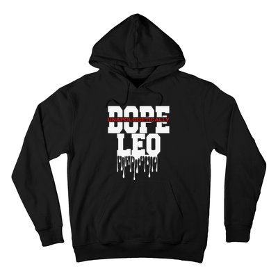 Dope Queen King Graphic Decor Leo Astrology Zodiac Hoodie