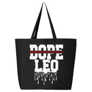 Dope Queen King Graphic Decor Leo Astrology Zodiac 25L Jumbo Tote