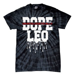 Dope Queen King Graphic Decor Leo Astrology Zodiac Tie-Dye T-Shirt