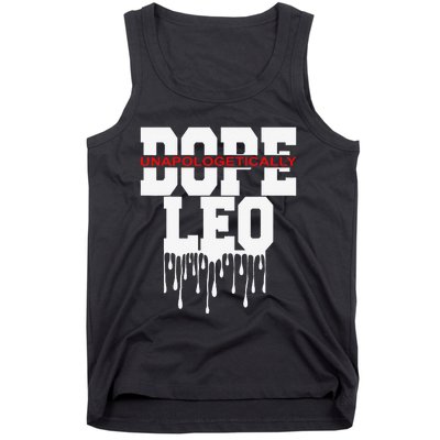 Dope Queen King Graphic Decor Leo Astrology Zodiac Tank Top