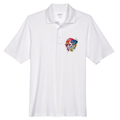 Drag Queen Lgbtq Pride Rainbow Support Drag Queens Men's Origin Performance Piqué Polo